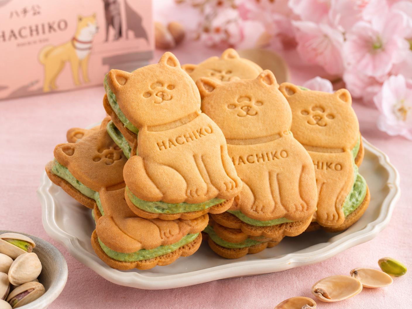 ハチ公クッキーサンド