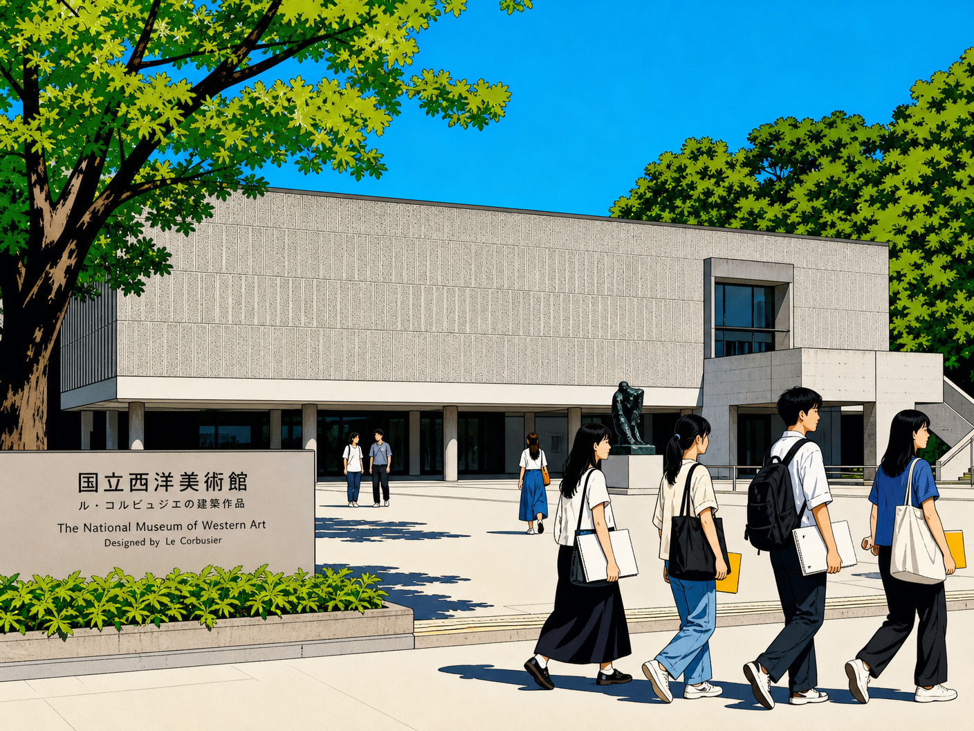 上野恩賜公園＆国立西洋美術館